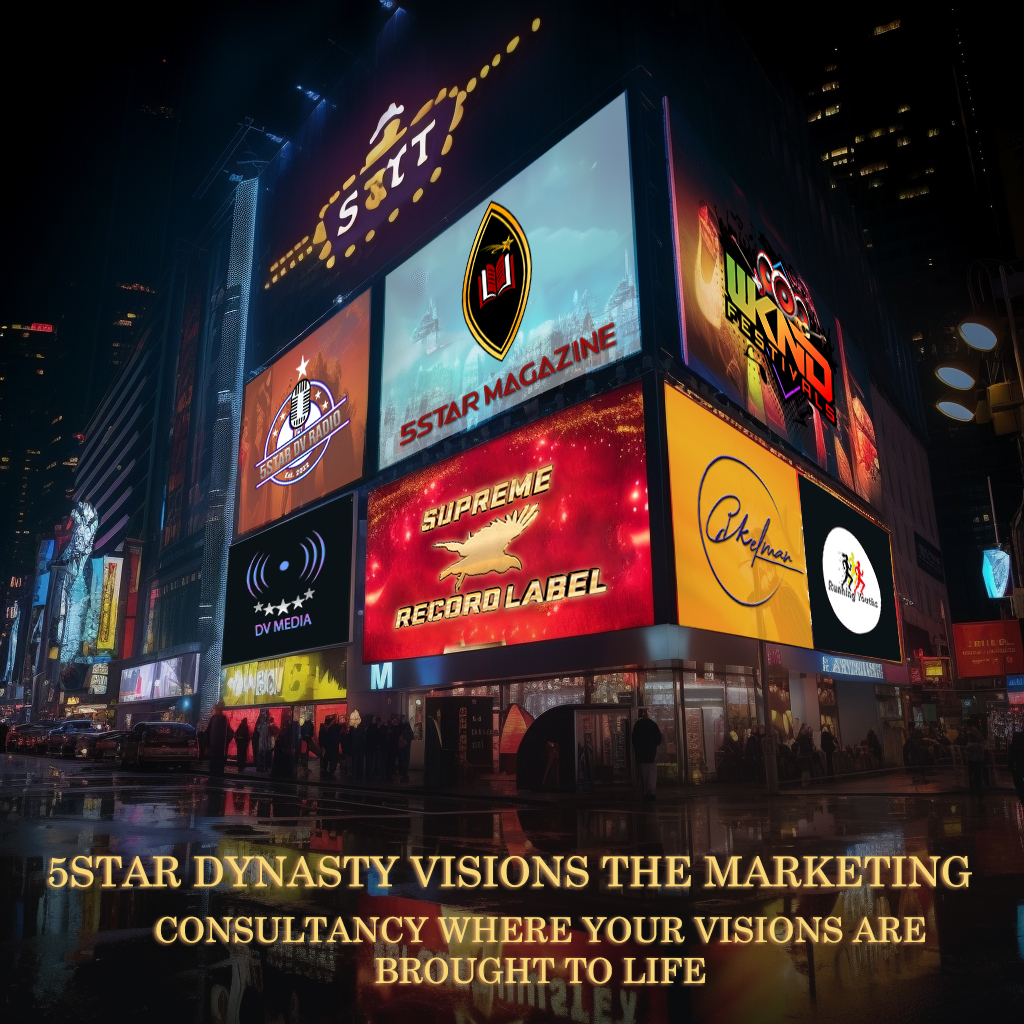 The marketing skills of 5 Star Dynasty Visions have evolved through experience since 2017. Having been in this field for years, our experience is top-tier, and we can show you the ways that will benefit you