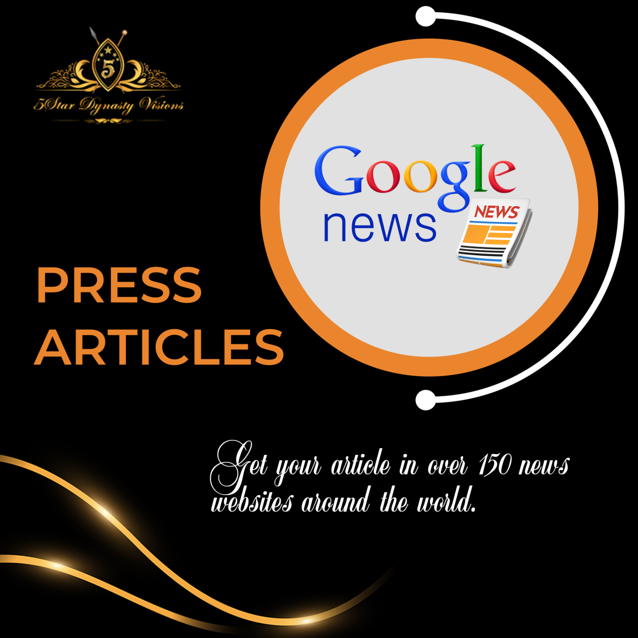5Star Dynasty Visions is taking your online presence to new heights with our cutting-edge service!  🔥 Introducing our Google Press Articles service: ✅ Your blog posts featured on Google Press ✅ Promotion on 150/180 news blogs, including ASK News, American News Reporter, FOX40, Belgium Daily News, Google News, Platform X, and more ✅ SEO-optimized articles for maximum exposure