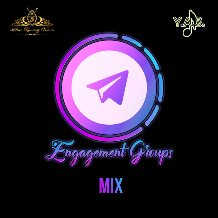 Press here for the Engament group mix for Instagram by using Telegram community groups you will get organic traffic through the help of 5Star Dynasty Visions.