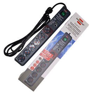 Power Extension Cable with Surge Protection – Up to 19,800W | 220V